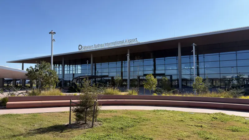 Western Sydney International Airport terminal exterior
